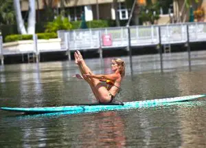 paddle board core balance
