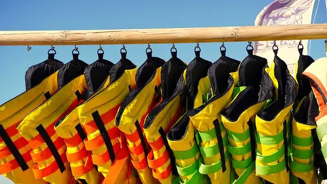A Picture of infant life jackets
