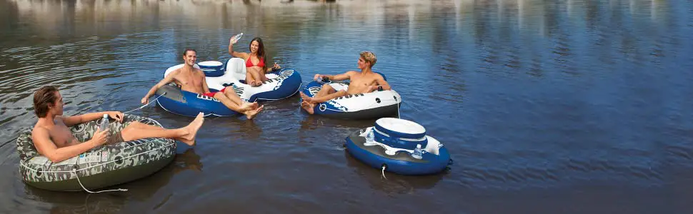 tubing with an inflatable cooler