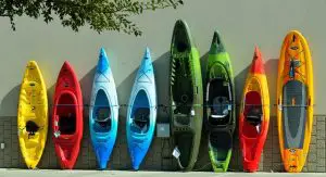 sit-in and sit-on top kayaks